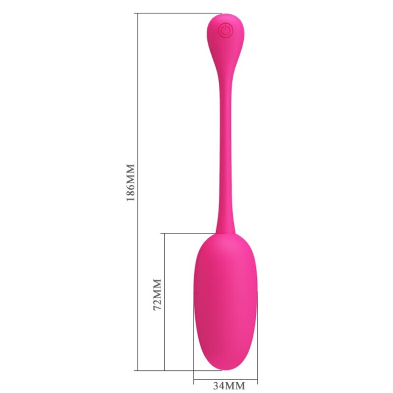 PRETTY LOVE - KNUCKER HUEVO VIBRADOR RECARGABLE ROSA PRETTY LOVE FLIRTATION