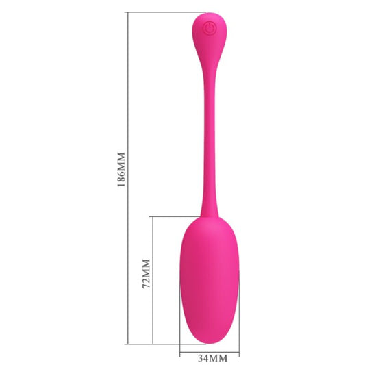 PRETTY LOVE - KNUCKER HUEVO VIBRADOR RECARGABLE ROSA PRETTY LOVE FLIRTATION