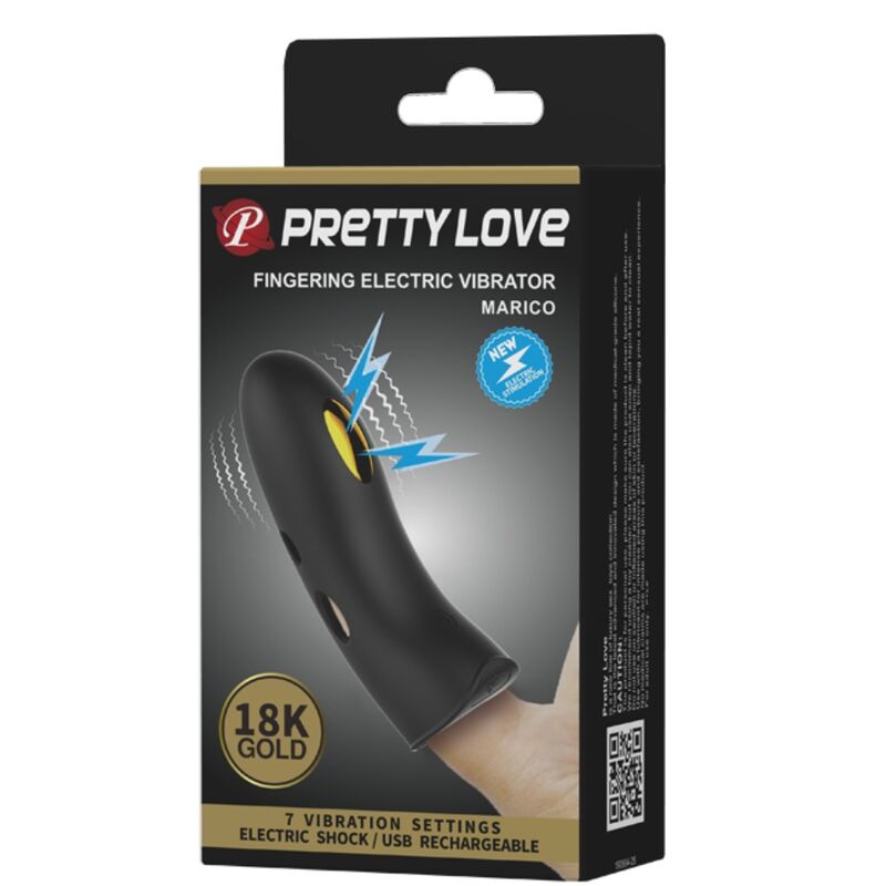 PRETTY LOVE - MARICO FUNDA DE DEDO ELECTRO-ESTUMILADOR NEGRO PRETTY LOVE MALE