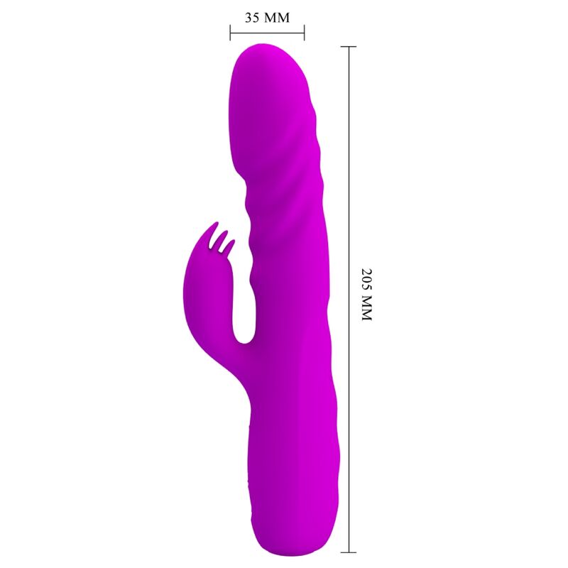 PRETTY LOVE - MELANIE VIBRADOR CONEJO RECARGABLE MORADO PRETTY LOVE FLIRTATION