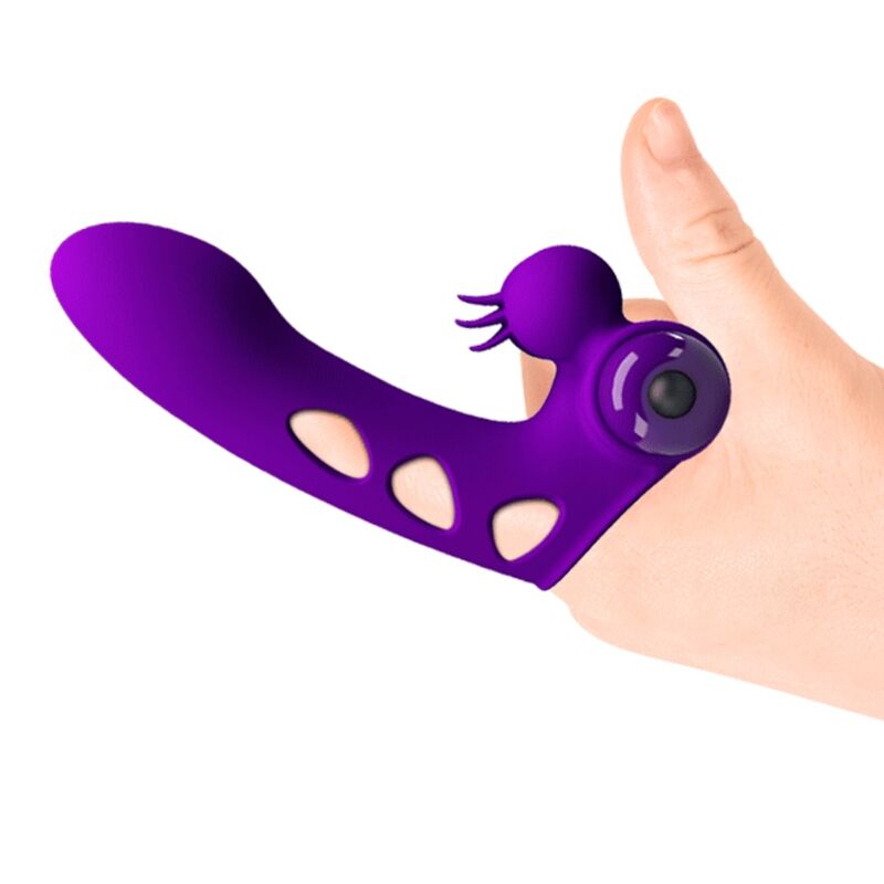 PRETTY LOVE - ORLANDO FUNDA DE DEDO VIBRADOR MORADO PRETTY LOVE MALE
