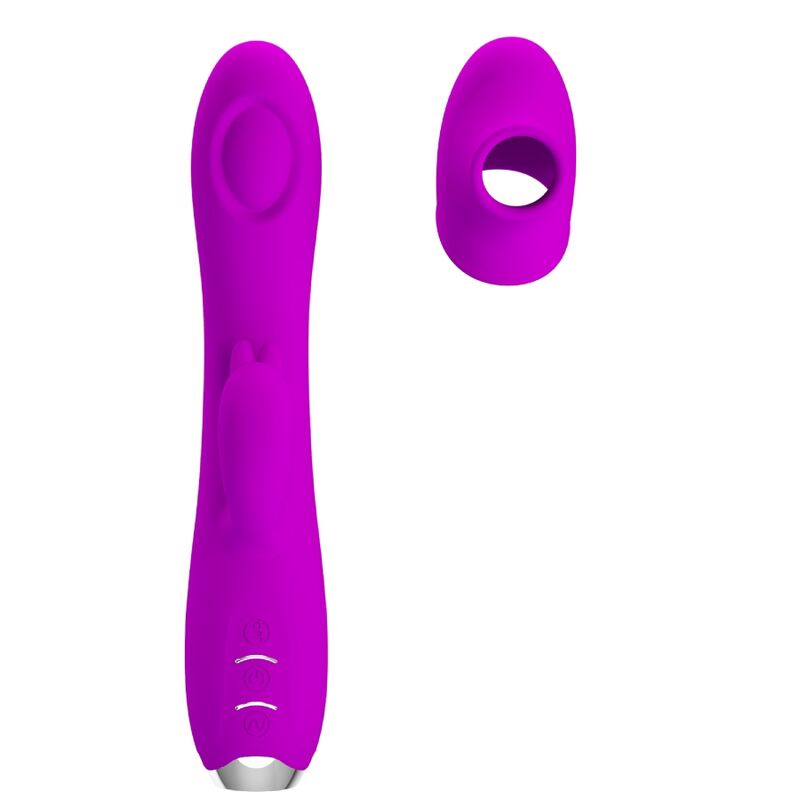 PRETTY LOVE - REGINA VIBRADOR-SUCCIONADOR RECARGABLE MORADO PRETTY LOVE C-TYPE