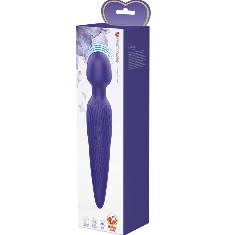 PRETTY LOVE - ANTONY YOUTH VIBRADOR WAND EFECTO CALOR VIOLETA PRETTY LOVE YOUTH