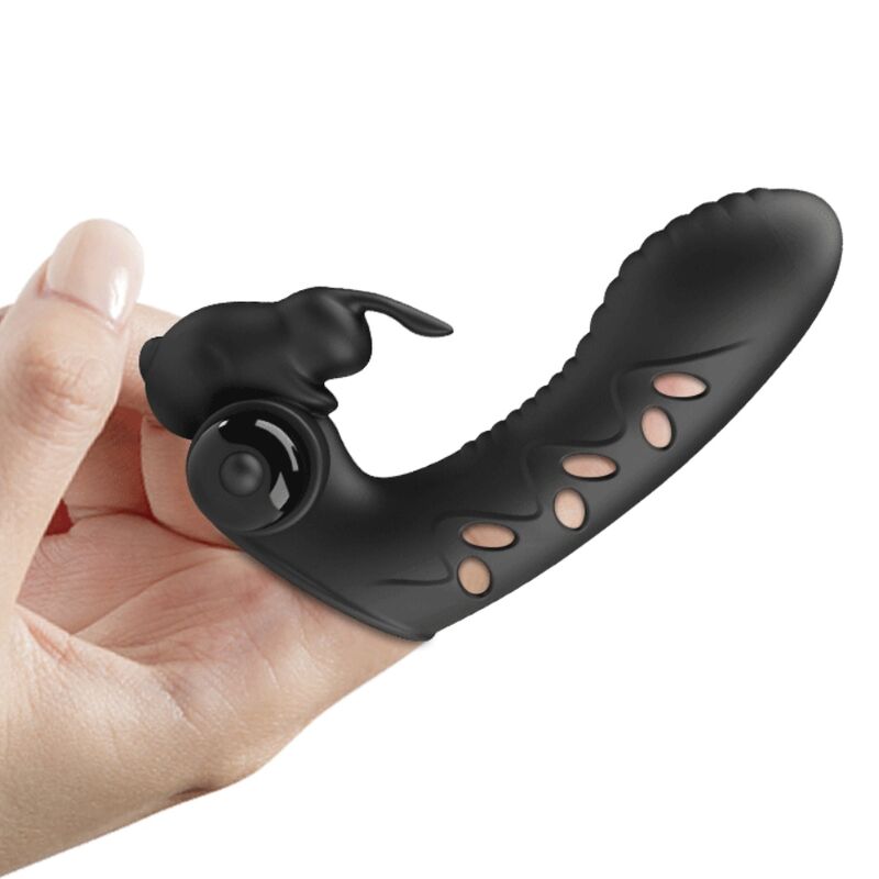 PRETTY LOVE - VANCE FUNDA DEDO VIBRADOR CONEJO NEGRO PRETTY LOVE MALE