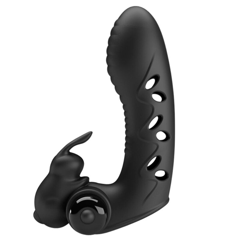 PRETTY LOVE - VANCE FUNDA DEDO VIBRADOR CONEJO NEGRO PRETTY LOVE MALE