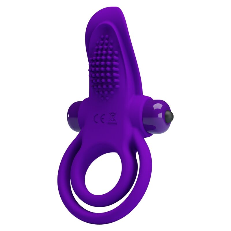 PRETTY LOVE - ANILLO VIBRADOR PARA PENE MORADO PRETTY LOVE MALE