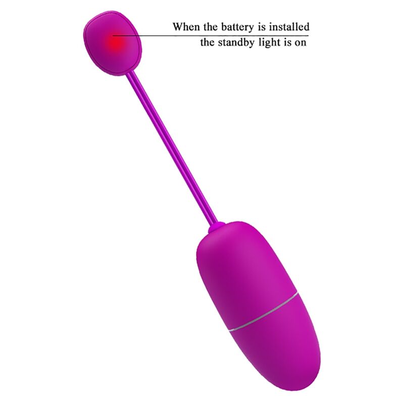 PRETTY LOVE - NYMPH HUEVO VIBRADOR CONTROLADO POR APP VIOLETA PRETTY LOVE BOTTOM
