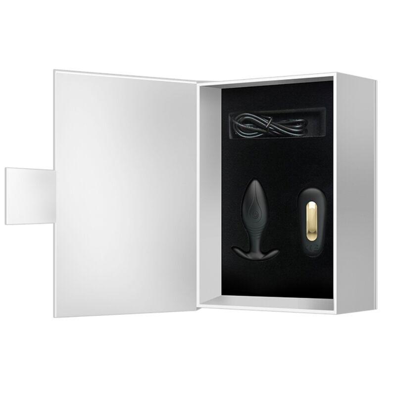 PRETTY LOVE - REGINA PLUG ANAL VIBRADOR RECARGABLE NEGRO PRETTY LOVE BOTTOM
