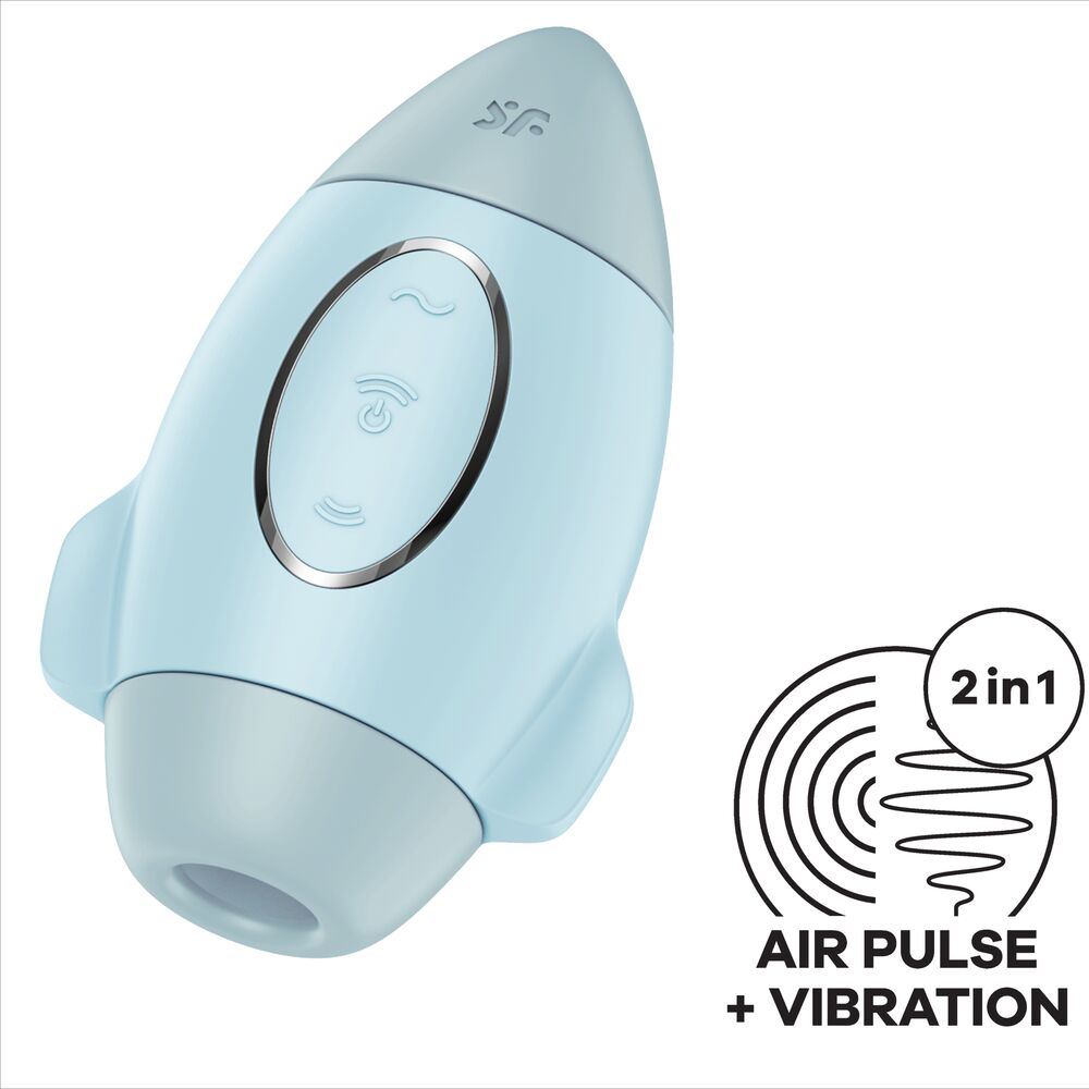 SATISFYER - MISSION CONTROL LILA VIBRADOR PEQUEÑO DE DOBLE IMPULSO SATISFYER VIBRATOR