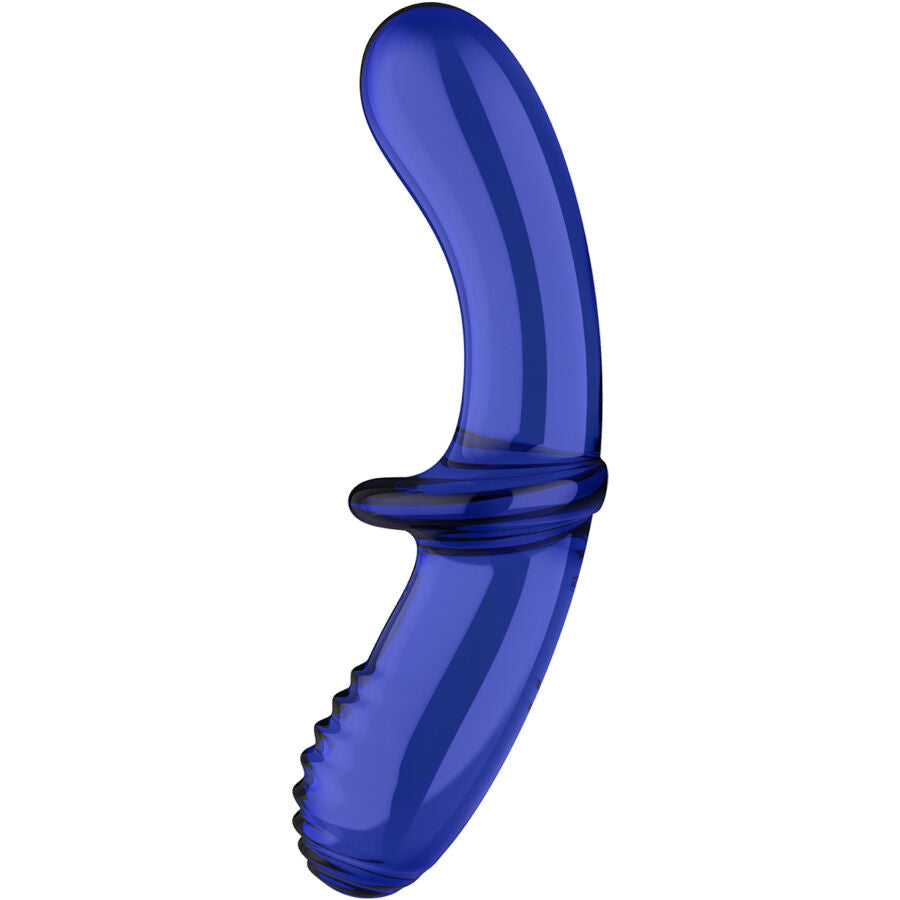 SATISFYER - DOUBLE CRYSTAL DILDO TRANSPARENTE SATISFYER CRYSTAL