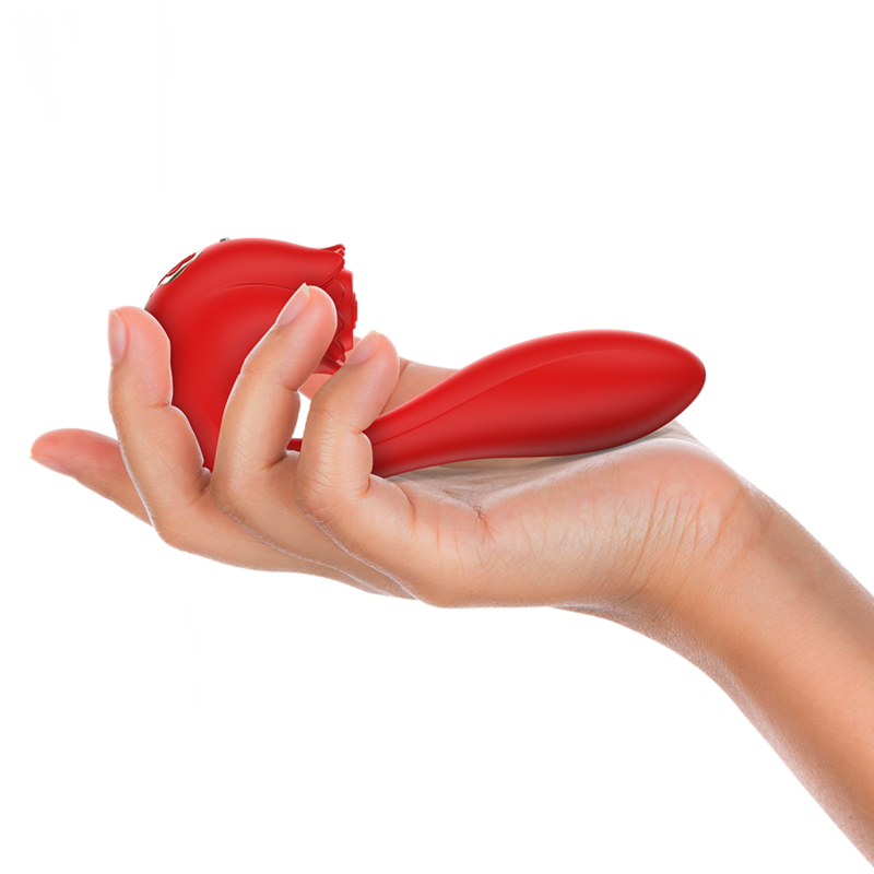 MIA - SELENA ESTIMULADOR VIBRATING + TAPPING ROJO MIA