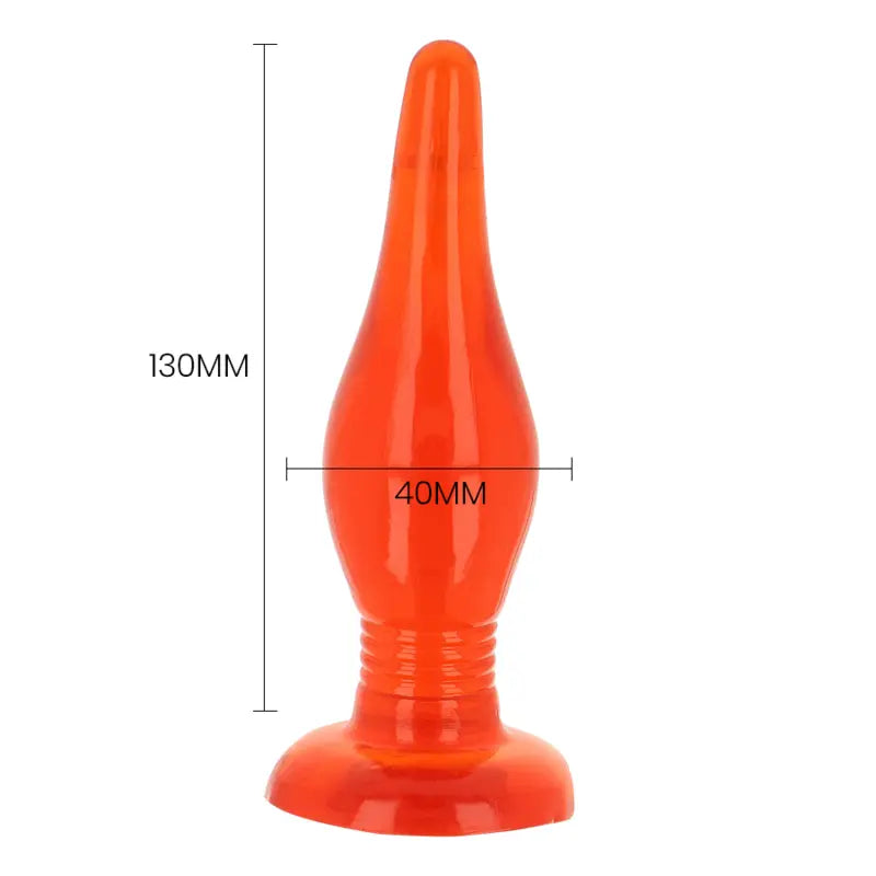 BAILE - PLUG ANAL TACTO SUAVE ROJO 14.2 CM BAILE ANAL