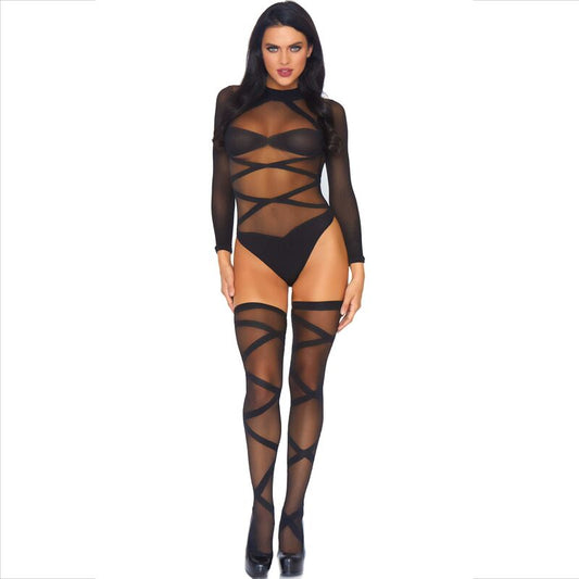 LEG AVENUE - SET 2 PIEZAS BODY + MEDIAS LEG AVENUE SETS