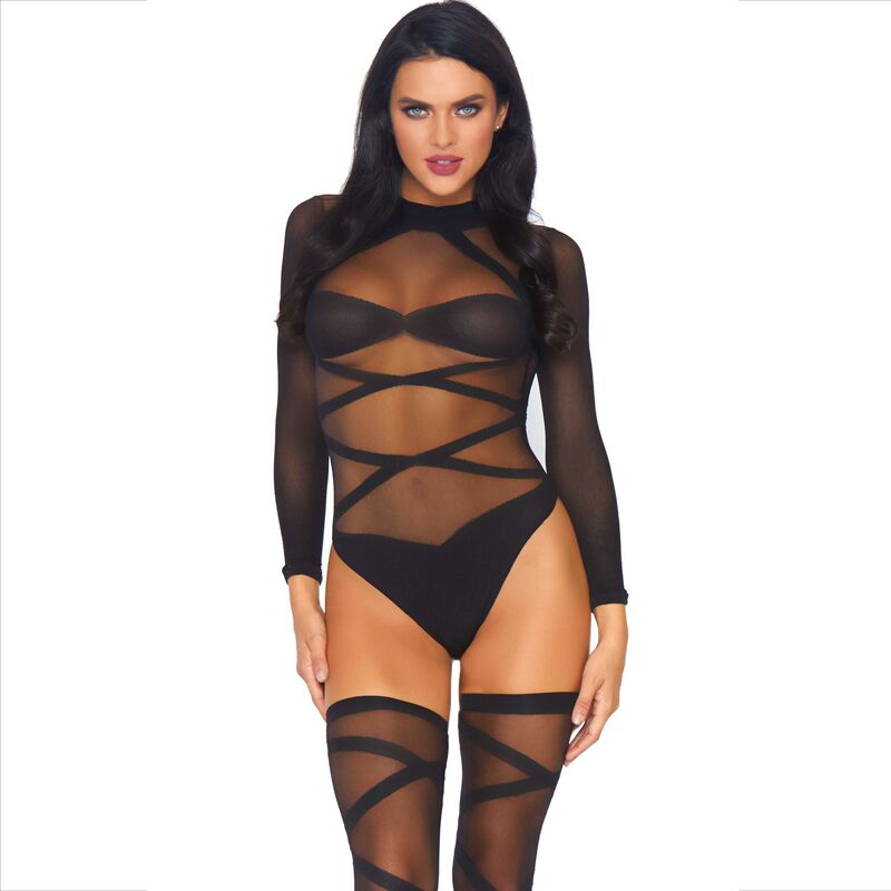 LEG AVENUE - SET 2 PIEZAS BODY + MEDIAS LEG AVENUE SETS