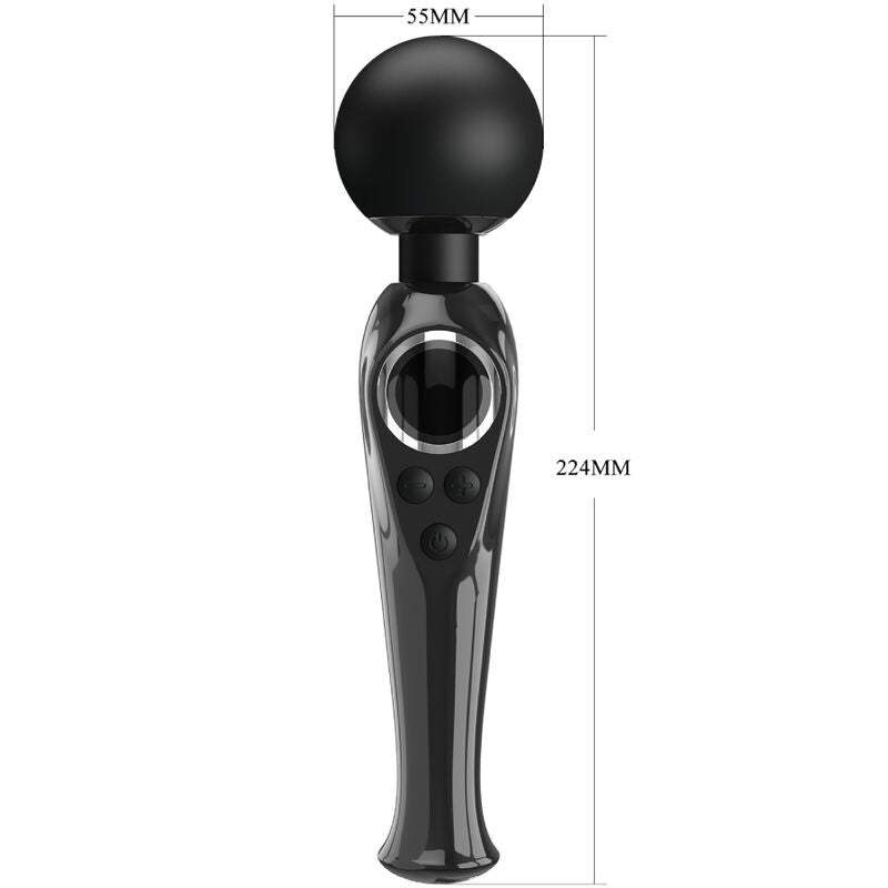 PRETTY LOVE - SKYLER VIBRADOR WAND NEGRO PRETTY LOVE LED