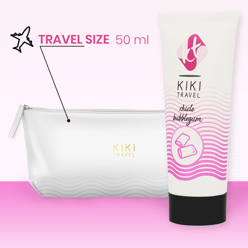 KIKÍ TRAVEL - LUBRICANTE SABOR A CHICLE 50 ML KIKÍ TRAVEL