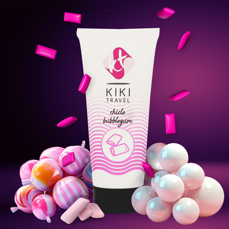KIKÍ TRAVEL - LUBRICANTE SABOR A CHICLE 50 ML KIKÍ TRAVEL