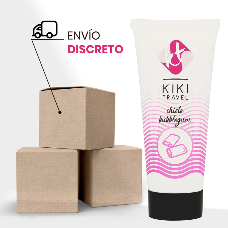 KIKÍ TRAVEL - LUBRICANTE SABOR A CHICLE 50 ML KIKÍ TRAVEL