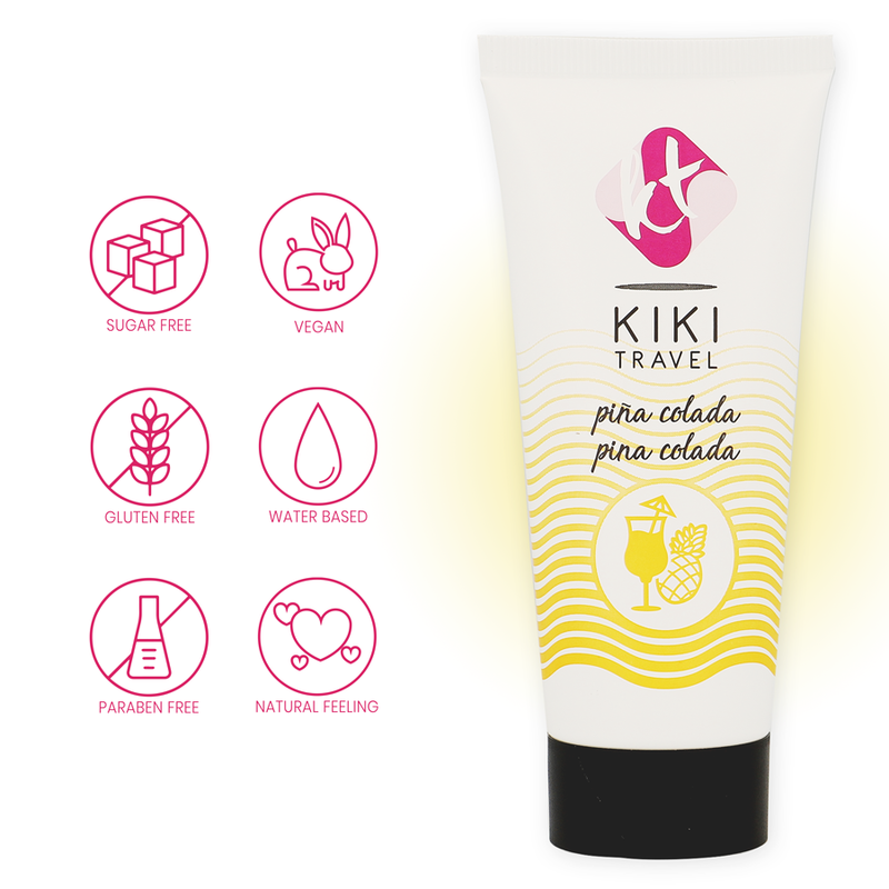 KIKÍ TRAVEL - LUBRICANTE SABOR A PIÑA COLADA 50 ML KIKÍ TRAVEL