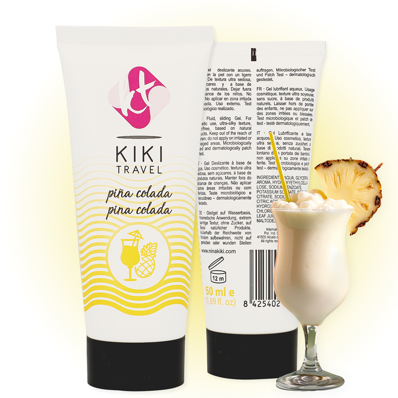 KIKÍ TRAVEL - LUBRICANTE SABOR A PIÑA COLADA 50 ML KIKÍ TRAVEL