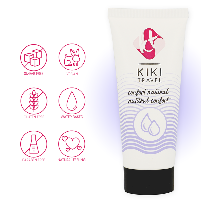 KIKÍ TRAVEL - GEL DESLIZANTE NATURAL CONFORT 50 ML KIKÍ TRAVEL