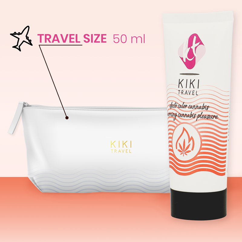 KIKÍ TRAVEL - GEL DESLIZANTE SABOR A CANNABIS EFECTO CALOR INTENSO 50 ML KIKÍ TRAVEL