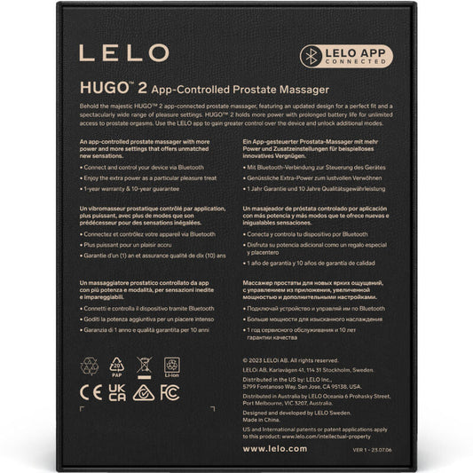 LELO - HUGO 2 MASAJEADOR DE PROSTATA VERDE LELO