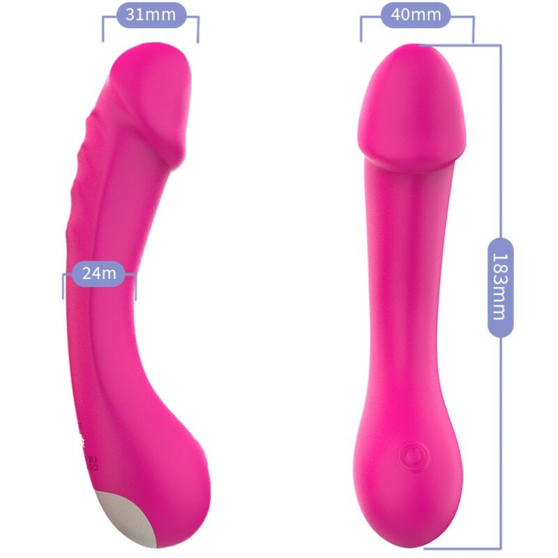 ARMONY - DILDO VIBRADOR PUNTO G SILICONA FUCSIA ARMONY VIBRATORS