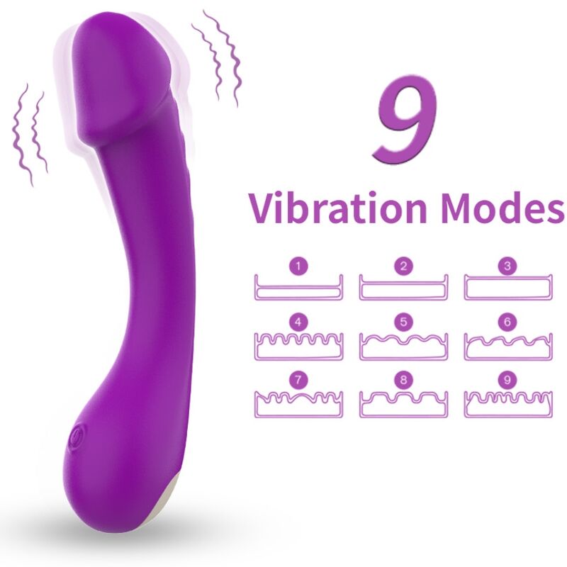 ARMONY - DILDO VIBRADOR PUNTO G SILICONA VIOLETA ARMONY VIBRATORS