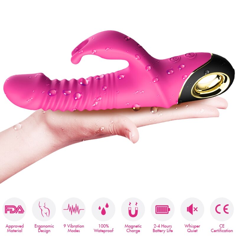 ARMONY - ZING DILDO VIBRADOR RABBIT FUCSIA ARMONY VIBRATORS