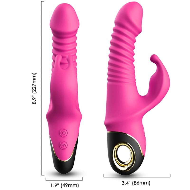 ARMONY - ZING DILDO VIBRADOR RABBIT FUCSIA ARMONY VIBRATORS