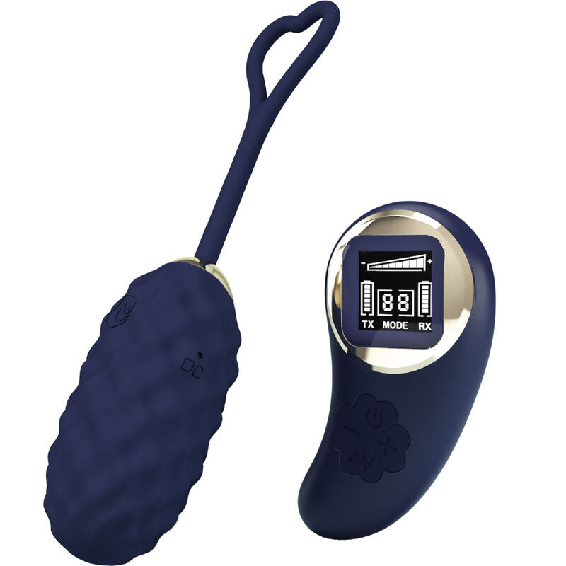 PRETTY LOVE - VIVIAN HUEVO VIBRADOR CONTROL REMOTO AZUL PRETTY LOVE LED