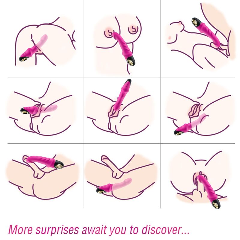 ARMONY - JOYBLADE DILDO VIBRADOR ROTADOR FUCSIA ARMONY VIBRATORS