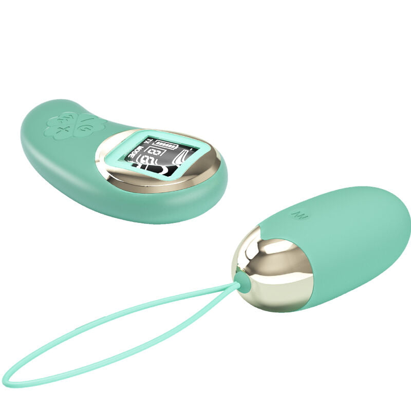 PRETTY LOVE - MINA HUEVO VIBRADOR CONTROL REMOTO VERDE PRETTY LOVE LED