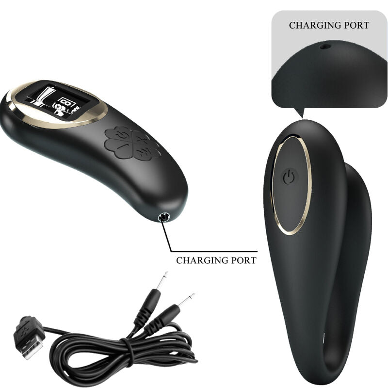PRETTY LOVE - NATHAN VIBRADOR DOBLE PLACER CONTROL REMOTO PRETTY LOVE C-TYPE