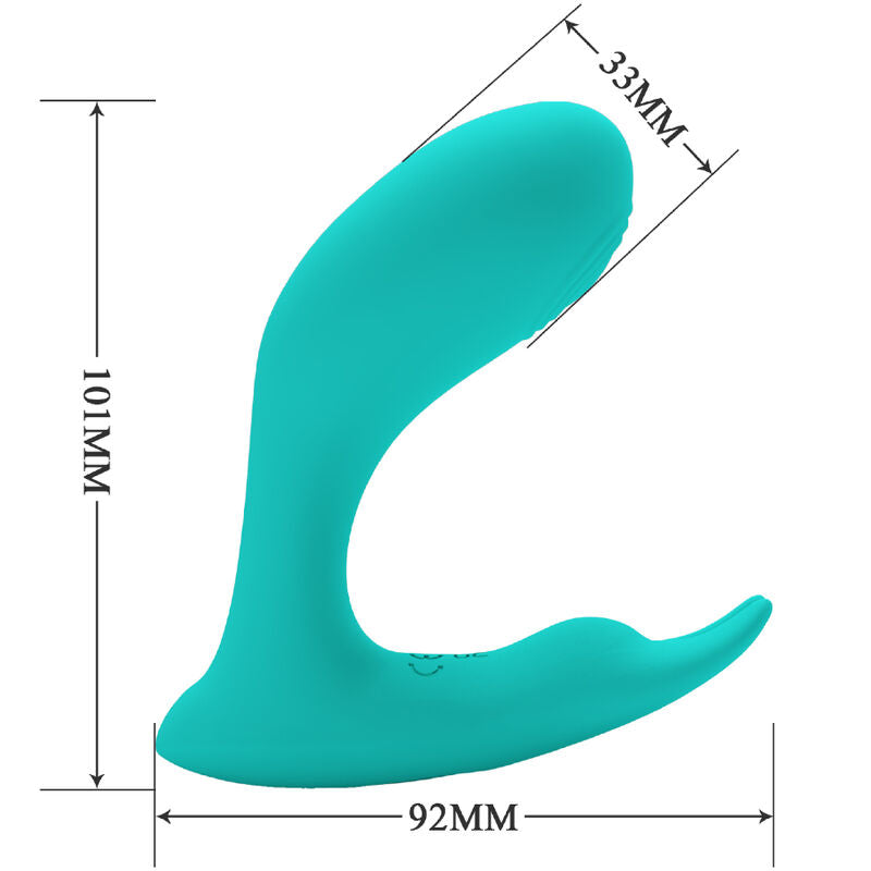 PRETTY LOVE - IDABELLE VIBRATION & PULSATION CONTROL REMOTO AZUL PRETTY LOVE BOTTOM