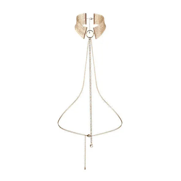 BIJOUX - DÉSIR MÉTALLIQUE COLLAR METLICO DORADO BIJOUX DESIRE METALLIQUE