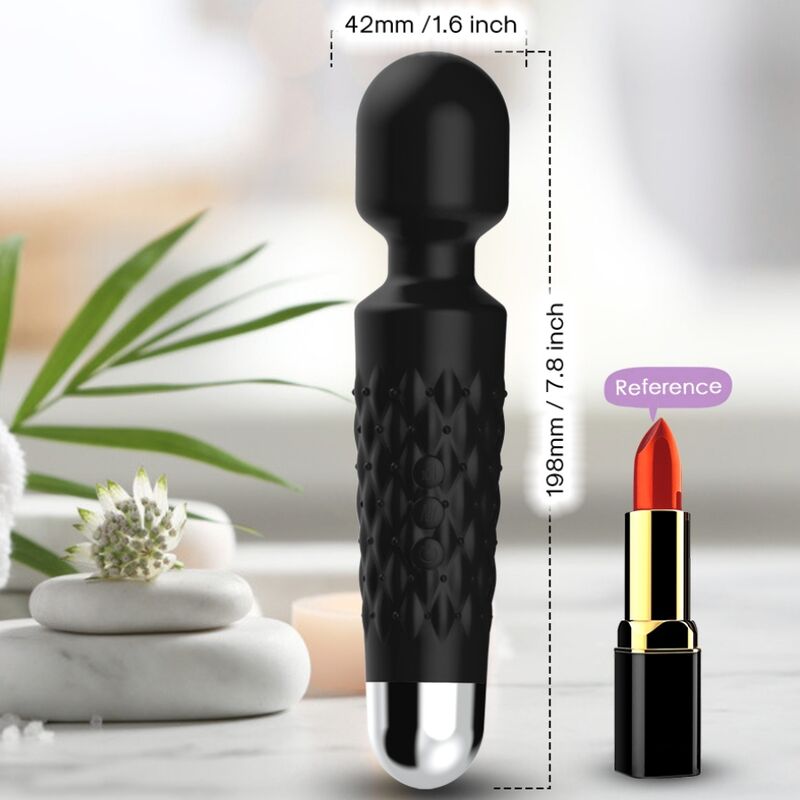 ARMONY - POSTMAN MASAJEADOR & VIBRADOR CABEZA FLEXIBLE NEGRO ARMONY MASSAGERS