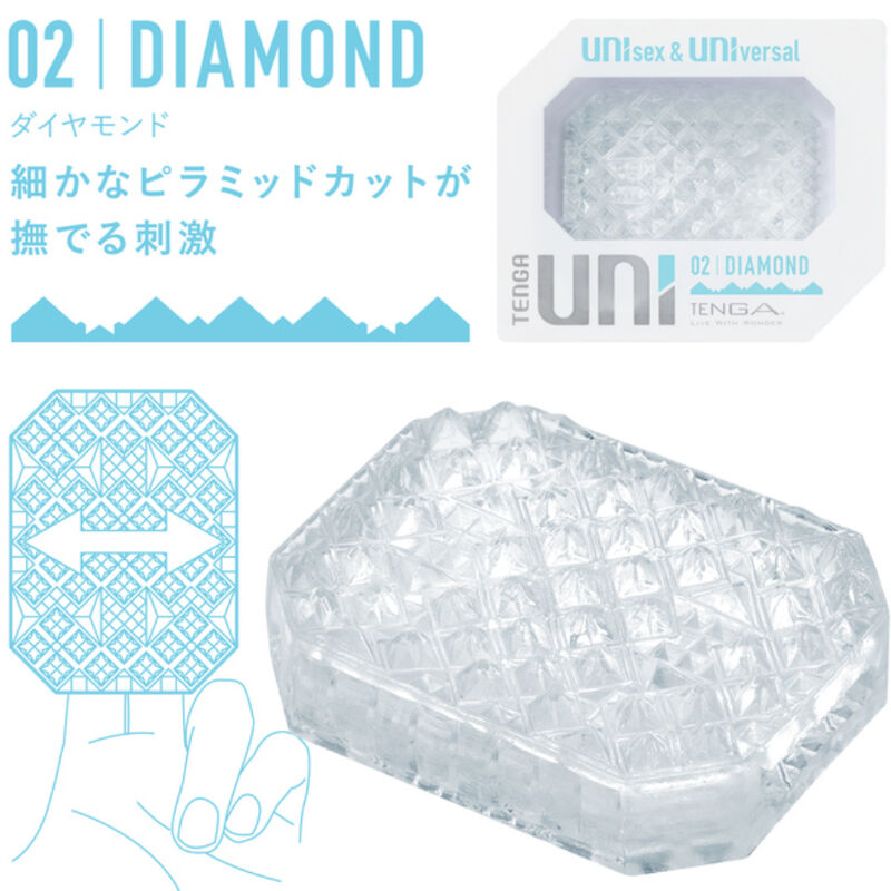 TENGA - UNI VARIETY MASTURBADOR DEDAL PACK 4 UDS TENGA