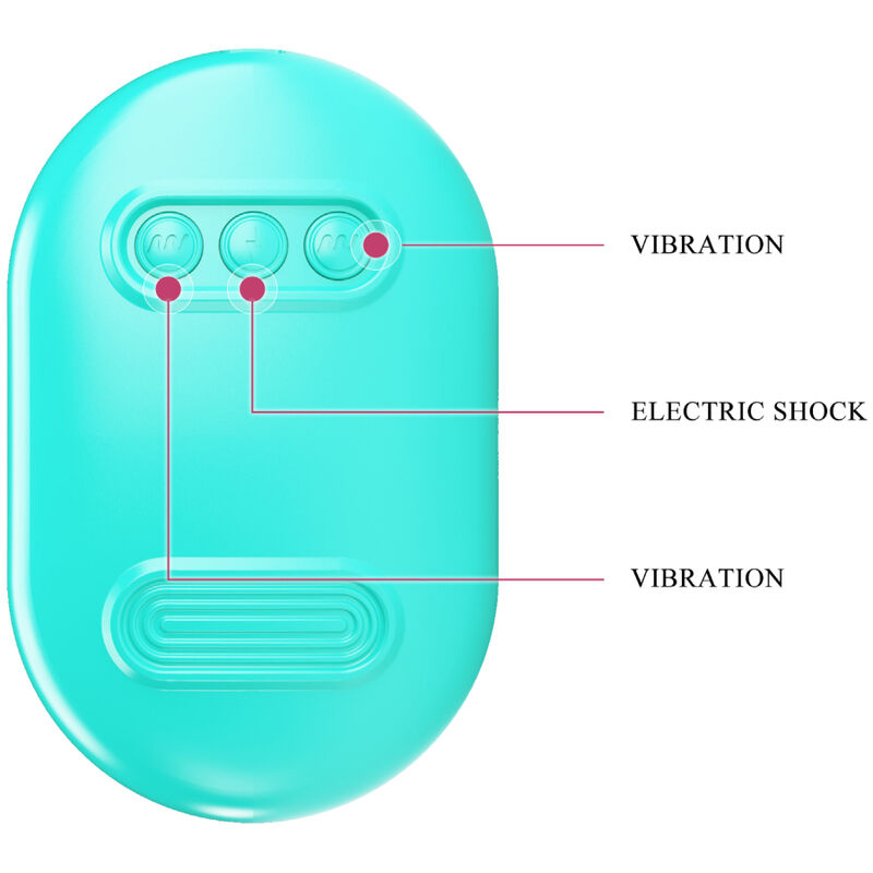 PRETTY LOVE - SURPRISE BOX PINZAS ELECTRO ESTIMULACION AZUL PRETTY LOVE FLIRTATION