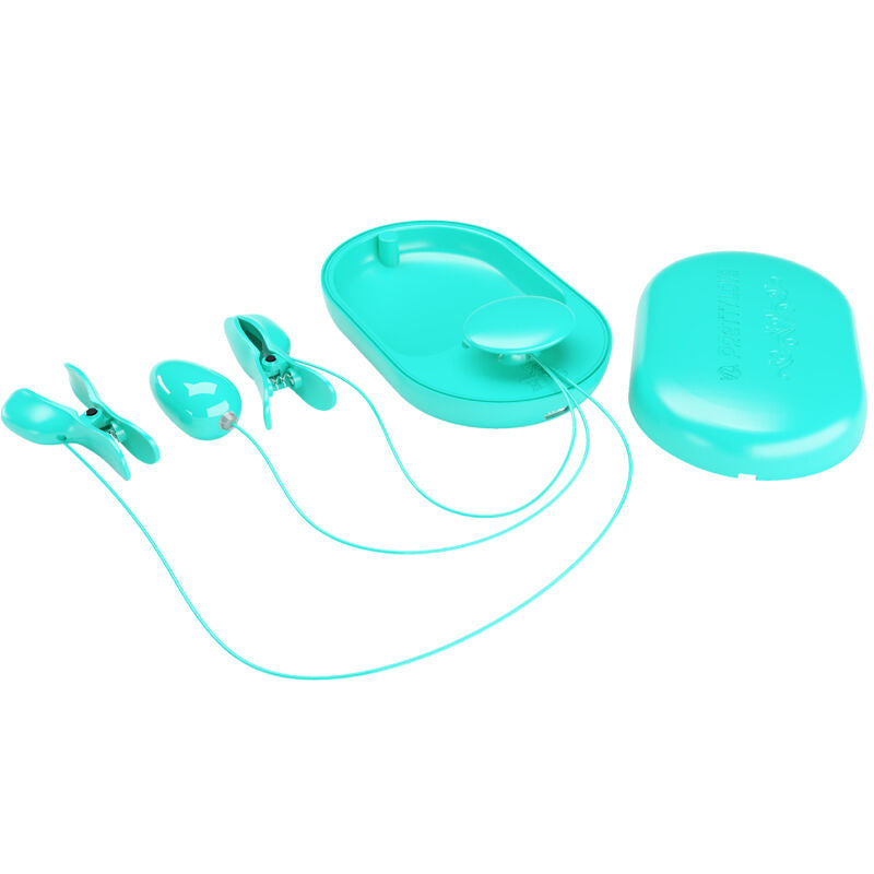 PRETTY LOVE - SURPRISE BOX PINZAS ELECTRO ESTIMULACION AZUL PRETTY LOVE FLIRTATION