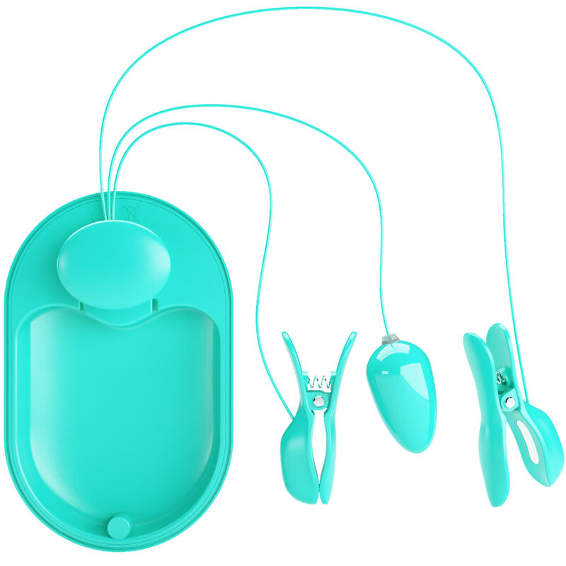 PRETTY LOVE - SURPRISE BOX PINZAS ELECTRO ESTIMULACION AZUL PRETTY LOVE FLIRTATION