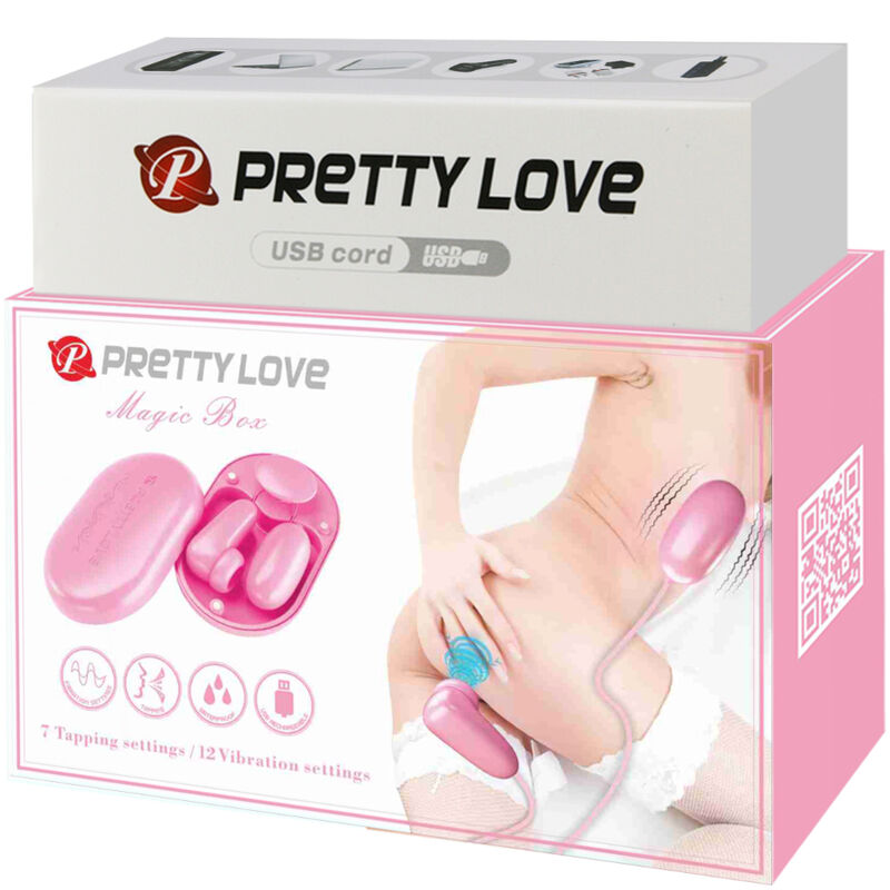 PRETTY LOVE - MAGIC BOX BALA VIBRADORA & ESTIMULADOR ROSA PRETTY LOVE SMART