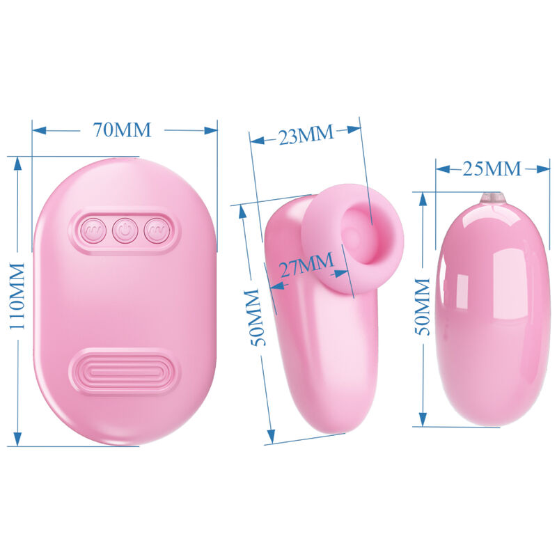 PRETTY LOVE - MAGIC BOX BALA VIBRADORA & ESTIMULADOR ROSA PRETTY LOVE SMART