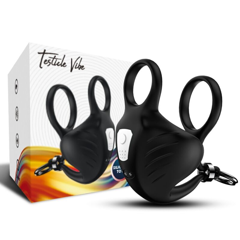 ARMONY - MANTA ANILLO VIBRADOR TESTICULOS CONTROL REMOTO NEGRO ARMONY FOR HIM
