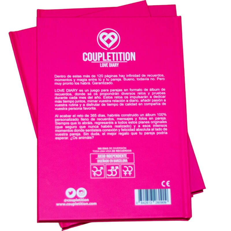 COUPLETITION - LOVE DIARY ÁLBUM DE RECUERDOS & DESEOS EN PAREJA COUPLETITION