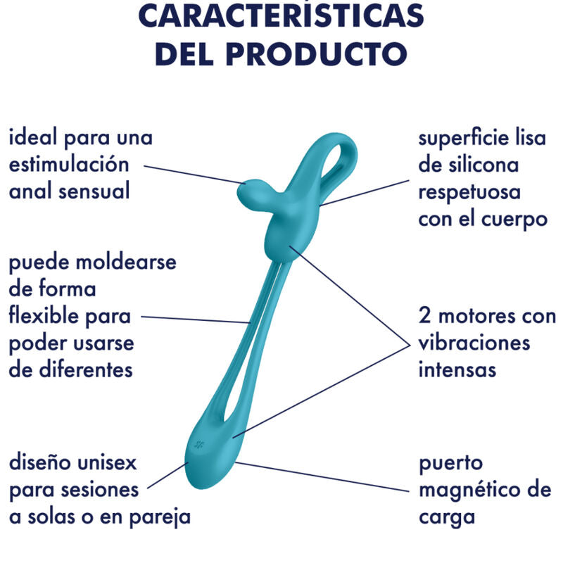 SATISFYER - PLUG & PLAY 1 MULTIVIBRADOR FLEXIBLE SATISFYER RING
