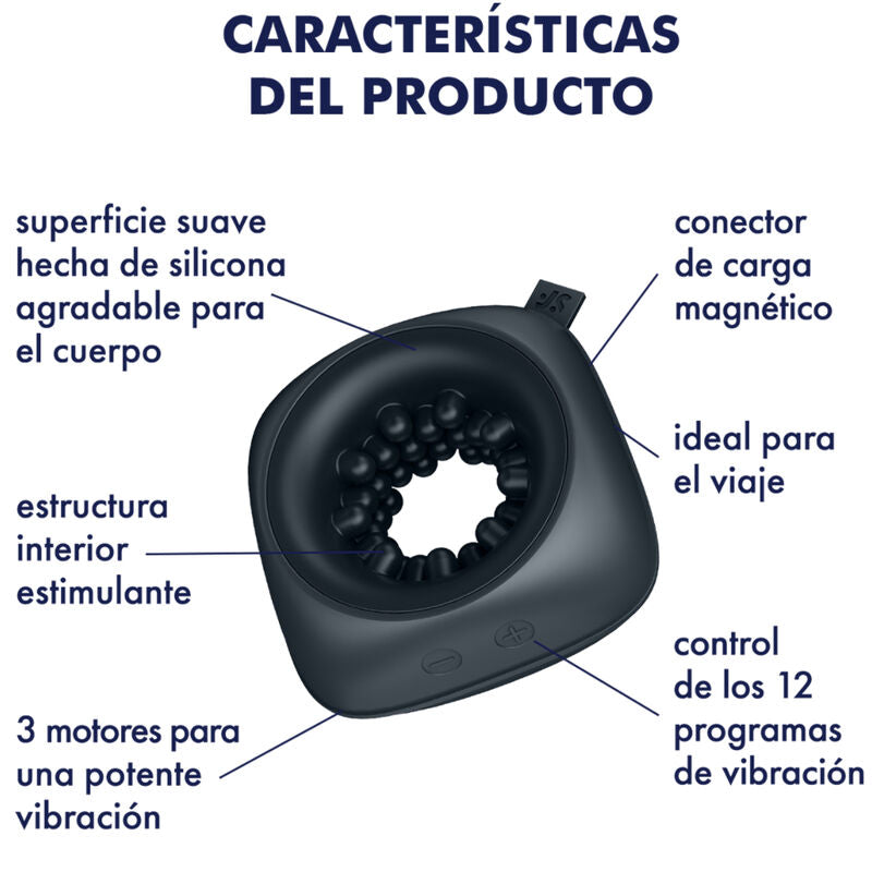 SATISFYER - RING STROKER MASTURBADOR & VIBRADOR SATISFYER RING