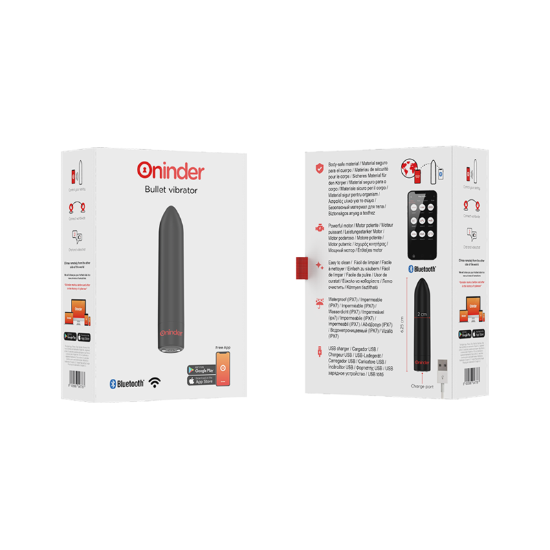 ONINDER - BERLIN BALA VIBRADORA NEGRO - APP GRATUITA ONINDER