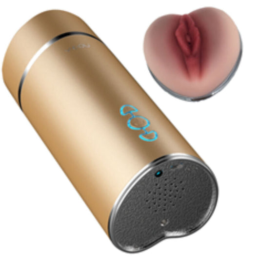 ARMONY - MASTURBADOR VIBRADOR VAGINA DORADO ARMONY FOR HIM